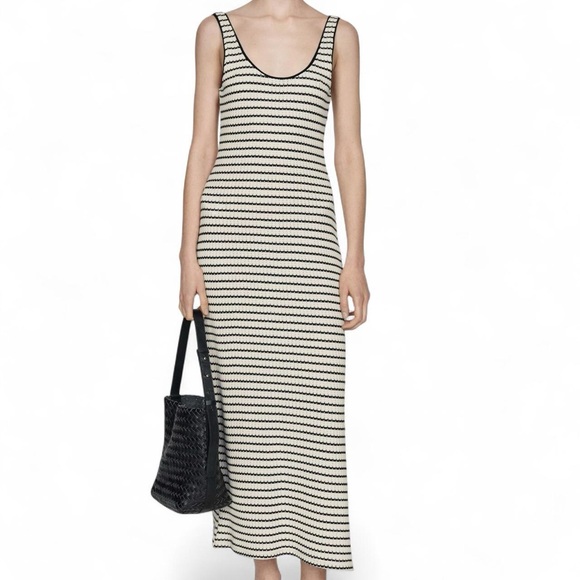 Mango Side Slit Knit Dress - Picture 1 of 5